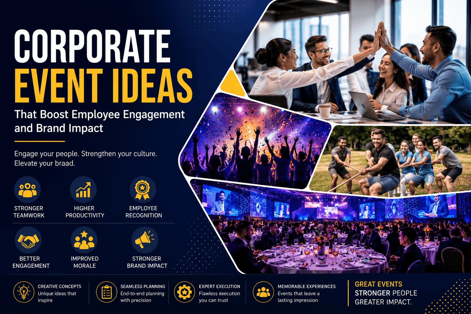 Corporate Event Ideas That Boost Employee Engagement and Brand Impact