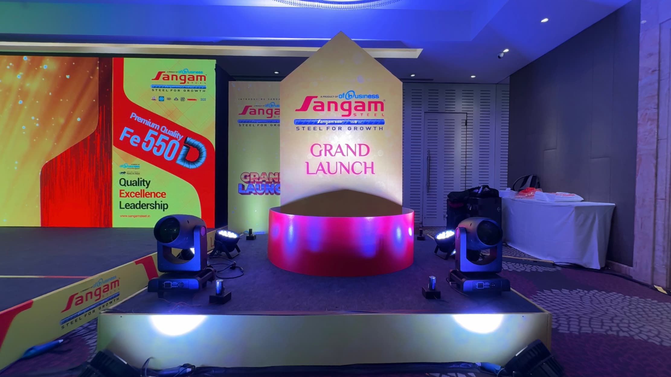Case Study: Sangam Steel Product Launch Event By Helios Event Productions
