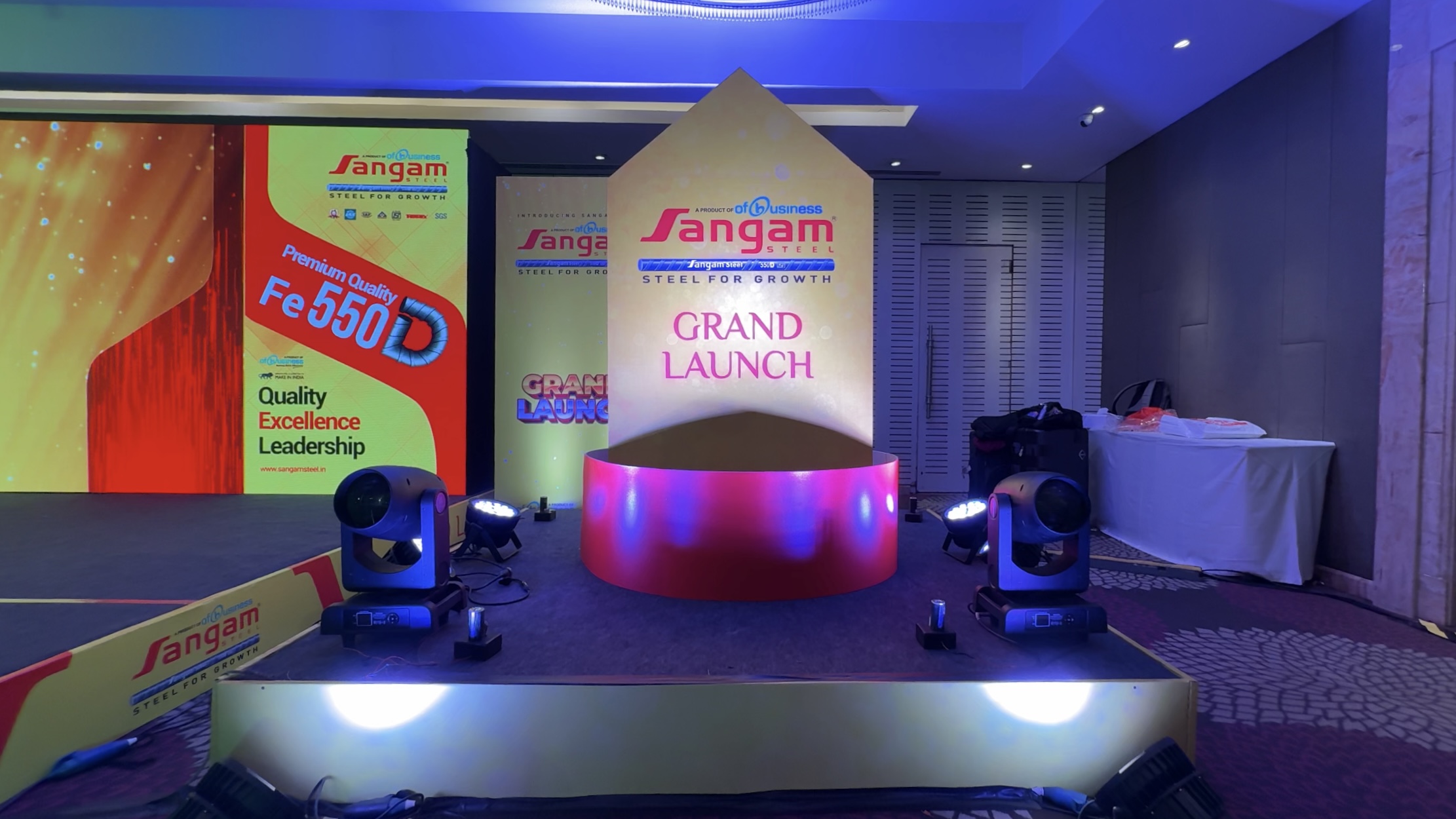 Case Study: Sangam Steel Product Launch Event By Helios Event Productions